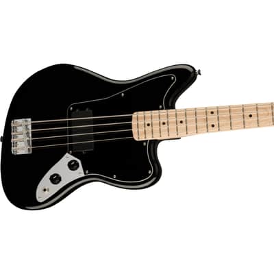 Squier Affinity Series Jaguar Bass H MN Black - 4-String Electric Bass image 3