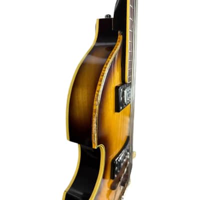 Greco VB Violin Bass 1970s - Vintage Sunburst image 7
