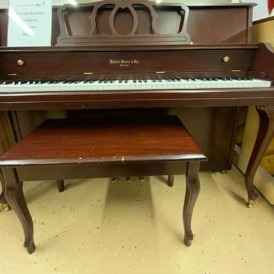Hallet, Davis & Co. Upright 80’s? - Dark Stain image 2