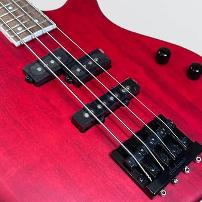 Jackson JS23 Spectra IV 4 String Electric Bass Guitar - Red image 5