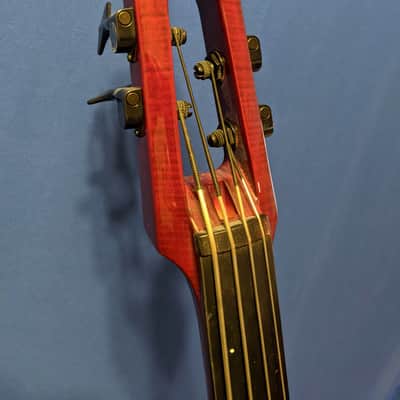 NS Design WAV4c Electric Upright Bass  Transparent Red image 12