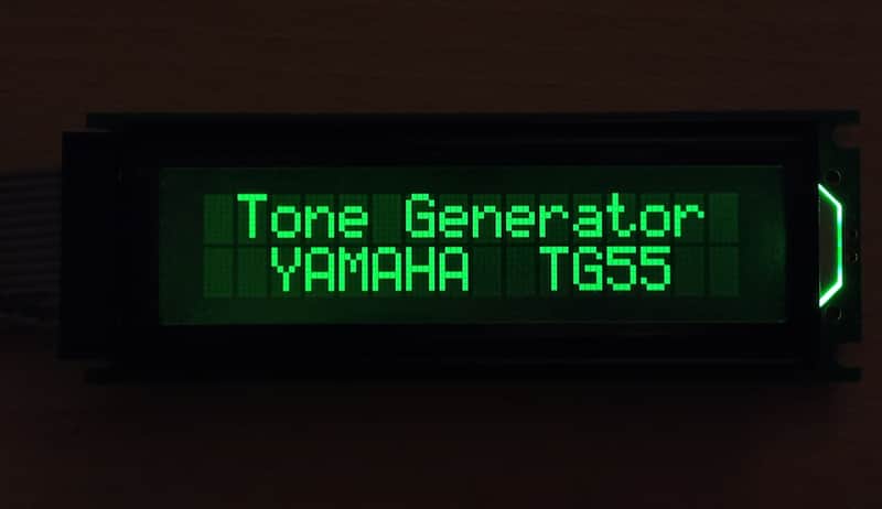Yamaha TG55 - New black_green display image 1