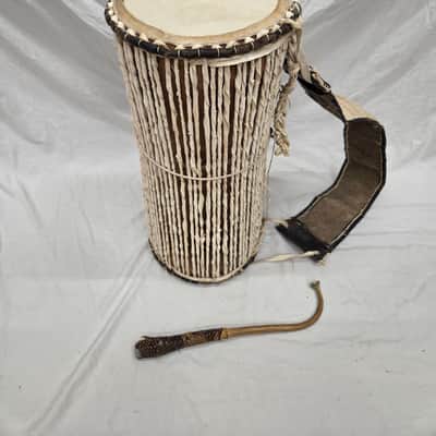 20" Hand-Made Nigerian "Talking Drum" (C020-9) image 3