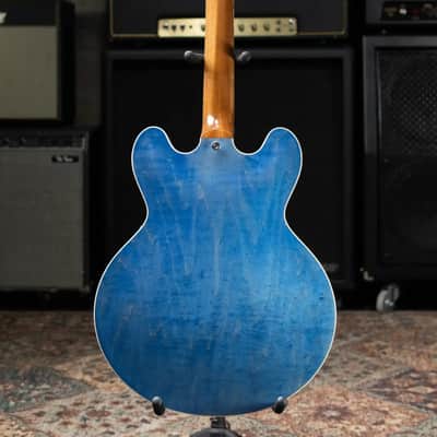Gibson ES-335 Semi-Hollow Electric Guitar - Ocean Blue with Hardshell Case image 8