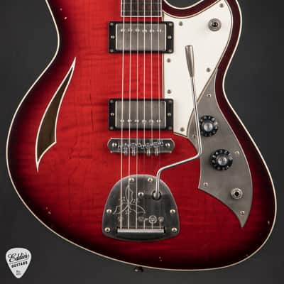 Novo Maple Top Miris JHH Dealer LTD - Harmony Burst w/ Amber Back & Sides #261166 image 2