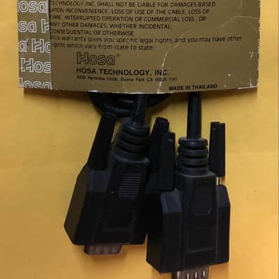 Hosa CMT-405DS DB9 Male to DB9 Male ADAT Sync & Control Cable, 5ft image 2