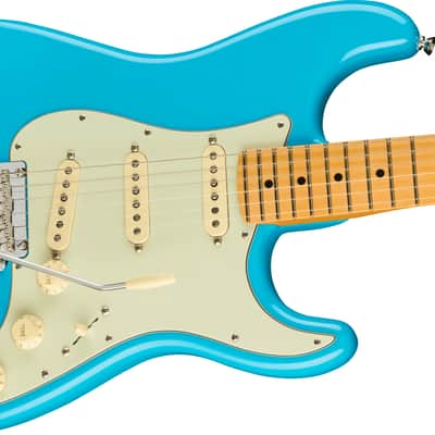 Fender American Professional Stratocaster II Miami Blue Maple Fretboard image 3
