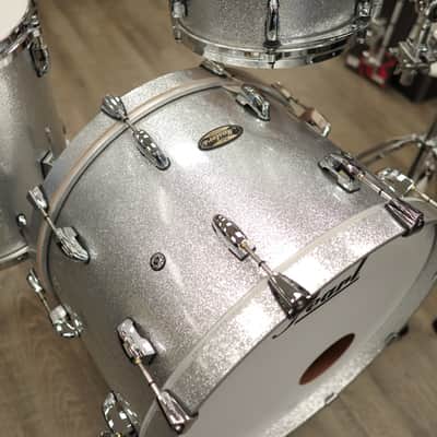 Pearl MMG Masters Maple/Gum 3-Piece Shell Pack 12/14/22 (#360 Silver Sparkle Lacquer) image 6