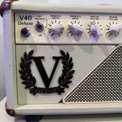 Victory Amps V40 Deluxe 40 Watt Guitar Head 2010s - Cream Bild 2