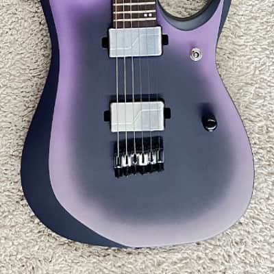Mint Ibanez RGD61 BAM Solid Body Electric Guitar, Black Aurora Burst Matte Finish image 1