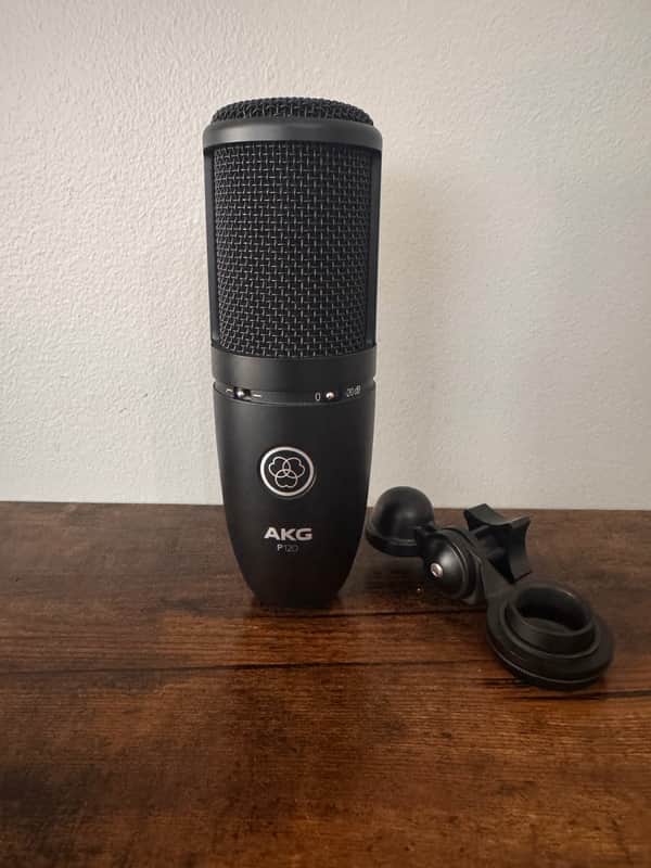 AKG P120 General-Purpose Medium Diaphragm Cardioid Condenser Microphone 2010s - Black