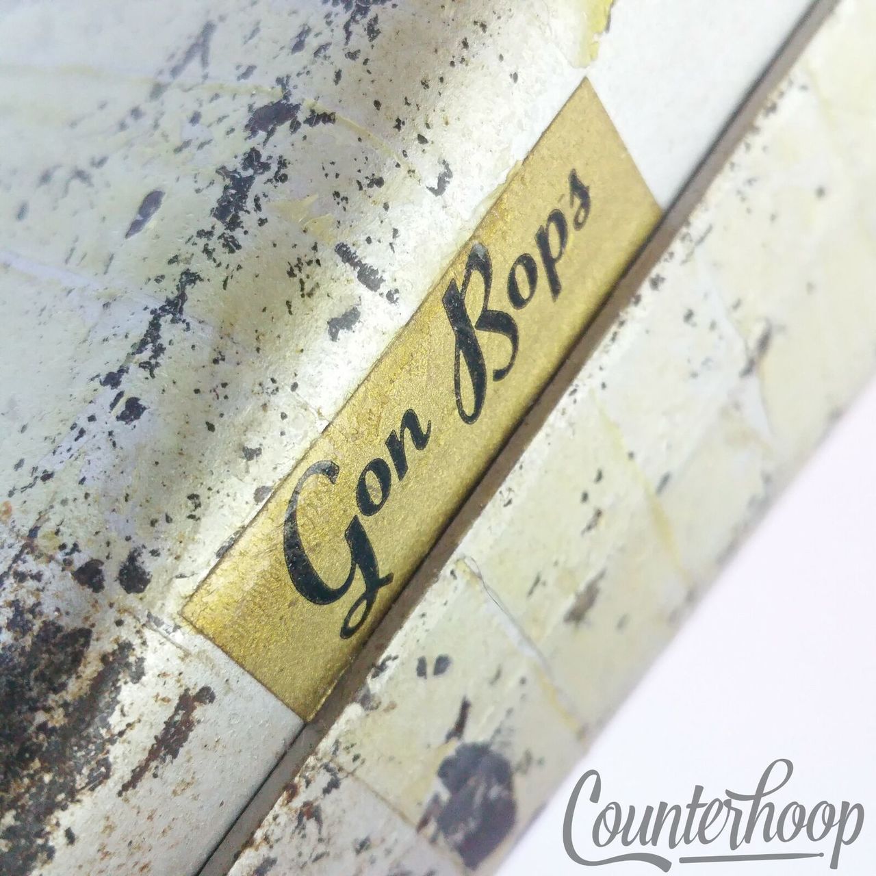 Gon Bops Vintage Cowbell 6" x 4" x 2 3/4" Latin Percussion California Mount USA — main photograph