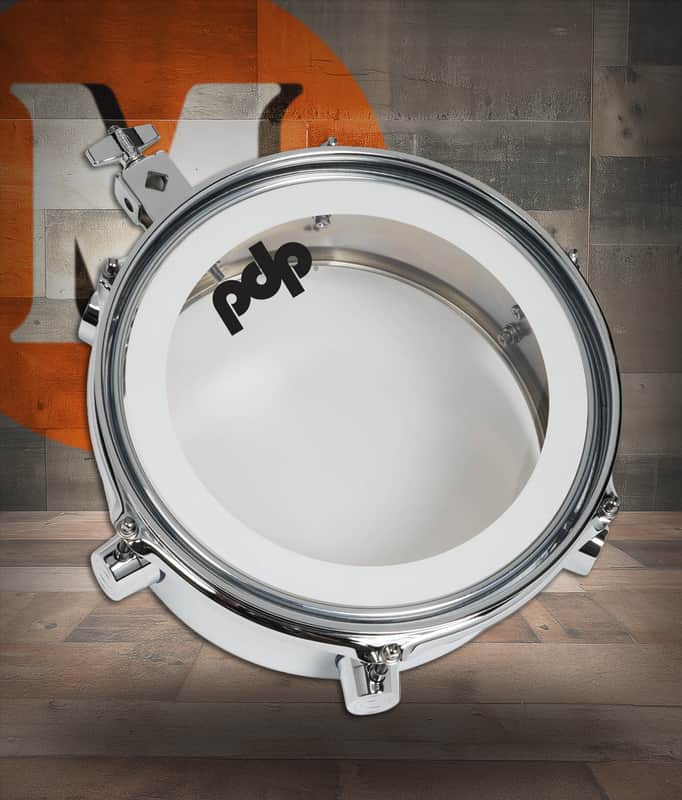 PDP Mini Timbale 4x10 Chrome Over Steel (PDMT410) image 1