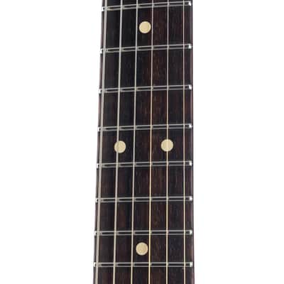 Tom Anderson Guitarworks Angel - Ultraviolet Blue with Binding image 14