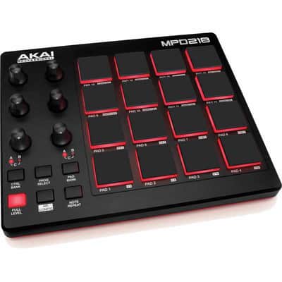 Akai Professional MPD218 Contrôleur USB Midi 16 pads, 6 potentiomètres image 1
