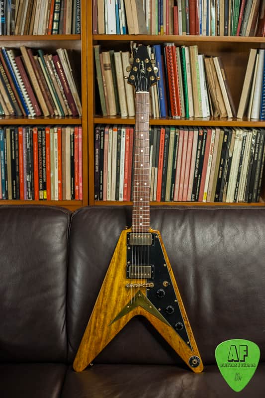 Bacchus Flying V BFV-MG 2014 Mango Wood Natural -VIDEO- | Reverb