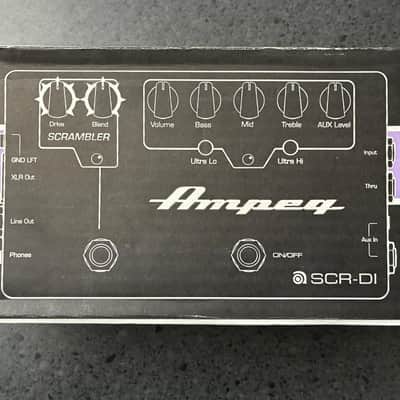 Ampeg SCR‑DI Bass DI Preamp with Scrambler Overdrive 2010s - Black image 4