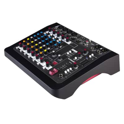 Allen & Heath AH-ZEDi-10 Hybrid Compact Audio Mixer/USB Interface Bundle w/ 4-Pack Pig Hog PHM15 Mic Cable, Power Cable, USB Cable & Liquid Audio Polishing Cloth image 3