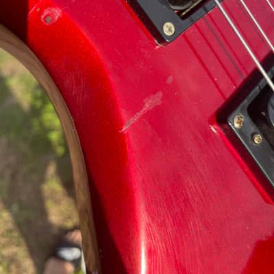 B.C. Rich Warlock NJ Series Japan 1986 - Red sparkle image 11