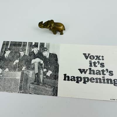 Vox Warranty Registration Card – Late 1960s image 1