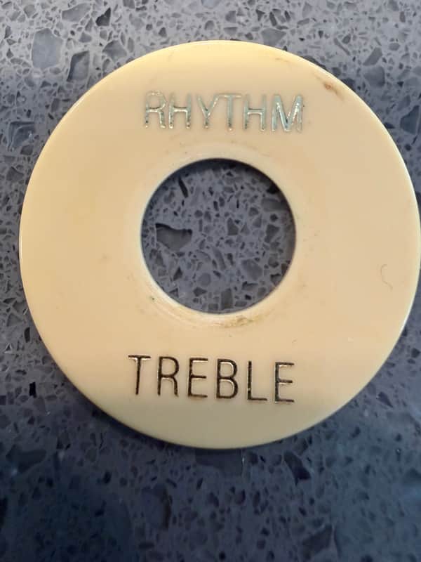 Gibson Vintage Les Paul Switch Washer Cream 1978-1979 Rhythm Treble image 1
