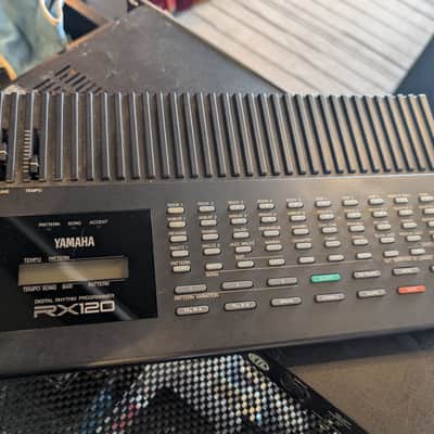 Yamaha Rx120 drum machine with power supply