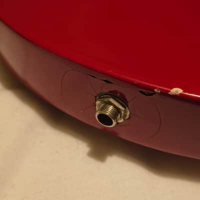 Burns-Baldwin 712 Silvertone 1966 - Beautiful Red Gloss - Bigsby image 15