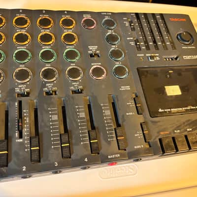 TASCAM Porta 07 Ministudio 4-Track Cassette Recorder 1990s Black image 1