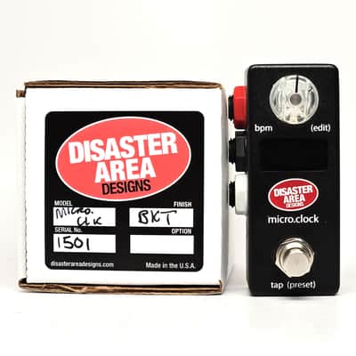 Reverb.com listing, price, conditions, and images for disaster-area-designs-micro-clock