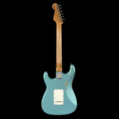 Fender Custom Shop 1959 Stratocaster RI Limited Edition HSS Relic - Daphne Blue Metallic-Blue image 4