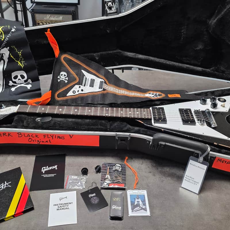 2023 Gibson Kirk Hammett 1979 Flying V Custom Shop Murphy Lab …