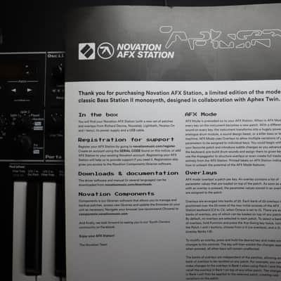 Novation AFX Station Limited Edition (Aphex Twin Bass Station II) image 11