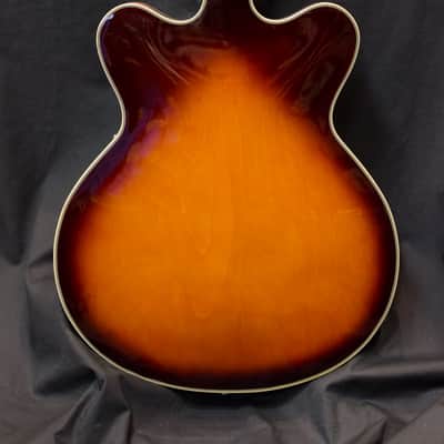 NEW 2018 Prestige Musician Pro DC VB Vintage Burst Semi Hollow Electric Guitar w/ Hard Case image 4