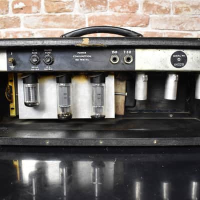 Selmer Treble N bass 50 watt 1965 / 66 amp with old xf2 EL34 tubes & Mullard ECC83 image 6