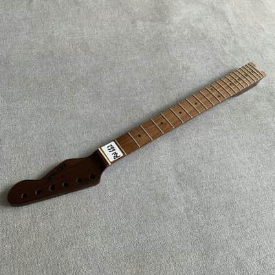 Dark Roasted Maple Wood Guitar Custom Neck, 22 Frets Fretboard image 7
