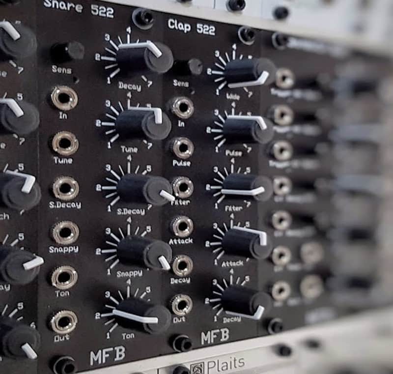 MFB Eurorack 522 Drum Set (Rare-Complete Set!) 2010 Black image 1