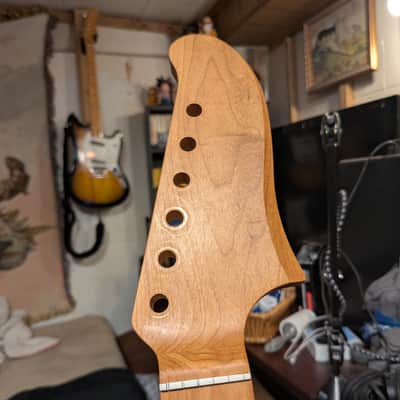 Warmoth Mooncaster Roasted Maple Neck With A 10" Radius 2022 - Unfinished image 11