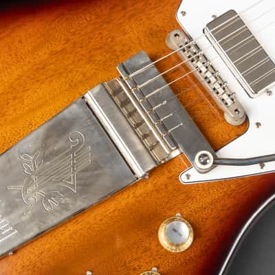 2023 Gibson Custom Shop '65 Non-Reverse Firebird V Reissue with Maestro Vibrola - Vintage Sunburst VOS | USA Mini Humbucker 3.6kg | CoA OHSC image 20
