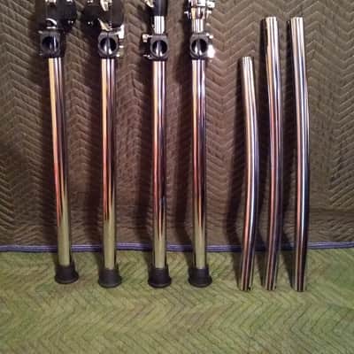6pc. Tama Silverstar Limited Edition Tamo Ash Set w/ Rack / Red Satin Mahogany image 15