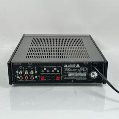 Denon POA-7.5 Component Series Power Amplifier | Reverb