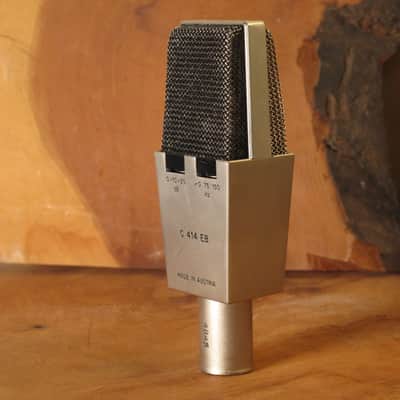 AKG C414 EB with Nylon CK12 Capsule 1970s - Silver SN4845 image 9