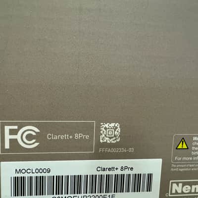 Focusrite Clarett 8+ Pre USB-C Audio Interface 18x20, mic pre new //ARMENS// image 3