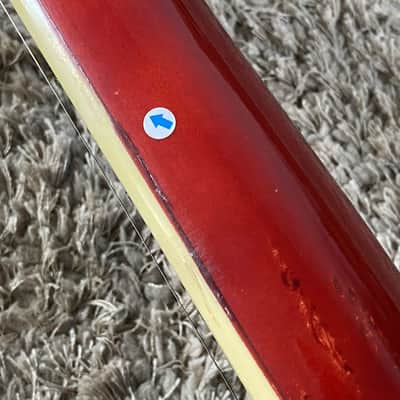 38 Inch Red Burst Acoustic Guitar, Plywood Top Body, Mahogany Neck image 22