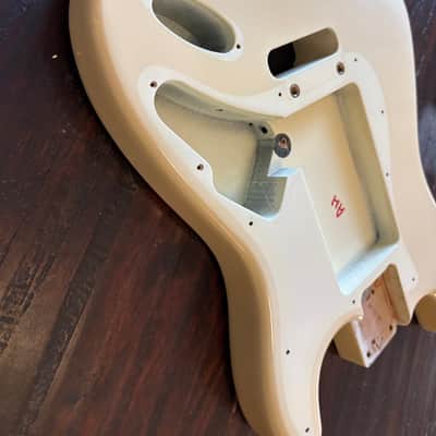 Fender American Standard Strat Plus Jeff Beck Stratocaster Body 1989 - antique white image 13