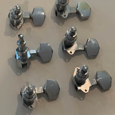Gotoh Greco Ibanez Star Tuners 3x3 1970s 1980s Chrome image 3