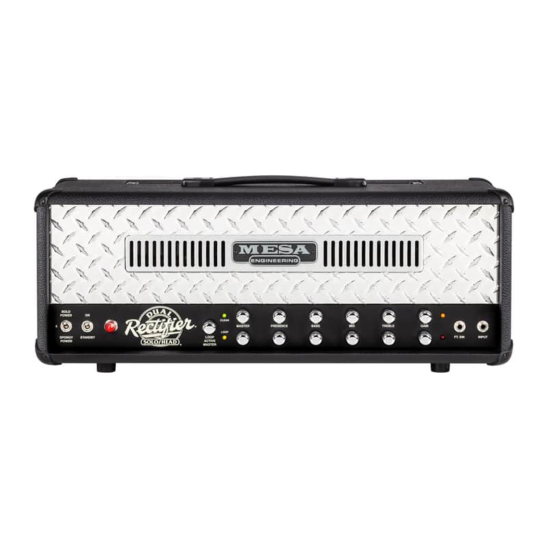 Mesa Boogie 90's Dual Rectifier Standard - Black Bronco / Chrome Grille image 1