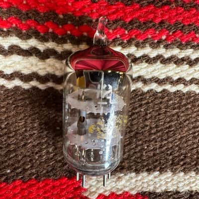 Vintage Amperex by GE 12AT7 Preamp Tube ECC81 Valve Made In USA #180 image 2