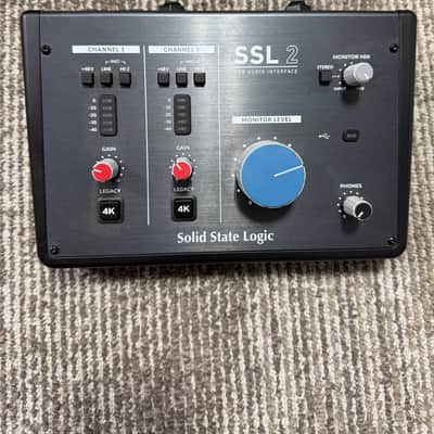 Solid State Logic SSL 2 USB Audio Interface 2020 - Present - Black image 1