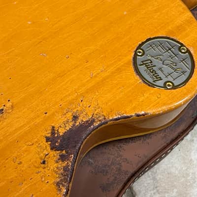 2026 Gibson 1959 Les Paul Standard Chambered Antique Natural Heavy Aged Murphy Lab image 13