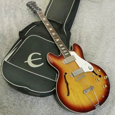 Rare 1989 Epiphone JAPAN MADE Casino Orange Label Vintage sunburst Made in Japan image 25